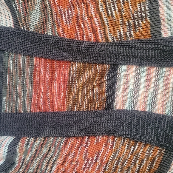 Vintage 70s 80s Space Dye Boho Hippie  Sweater M - Picture 8 of 13